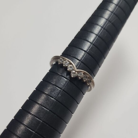 No Brand Jewelry - DQ 925 Ring CZ Size 9 Sterling Silver